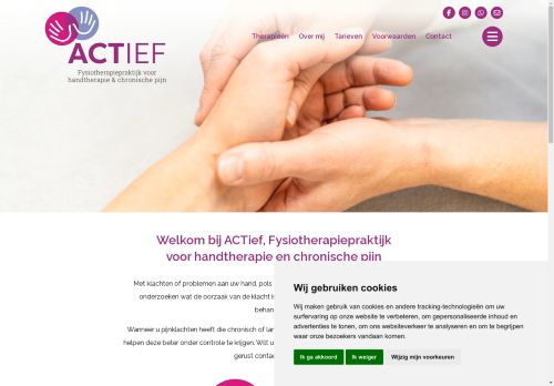 showcase actief-fysiotherapie.nl